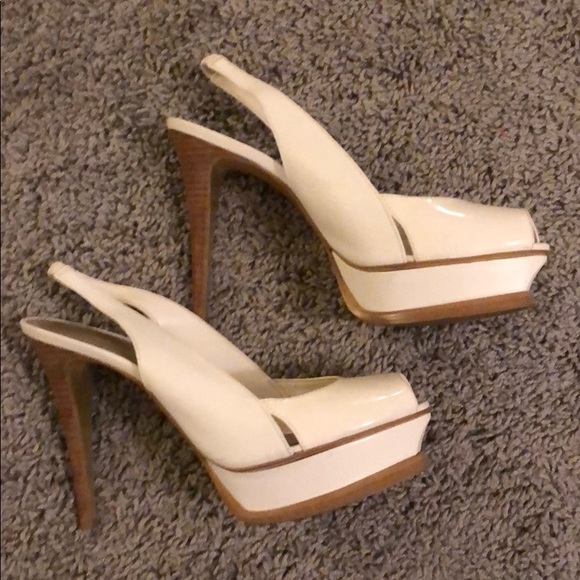 White platform heels - Picture 3 of 5